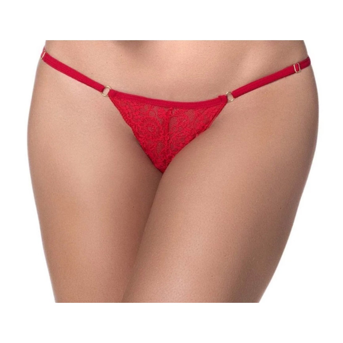 PERIZOMA SEXY PER DONNA IN PIZZO ROSSO MAPALE'...