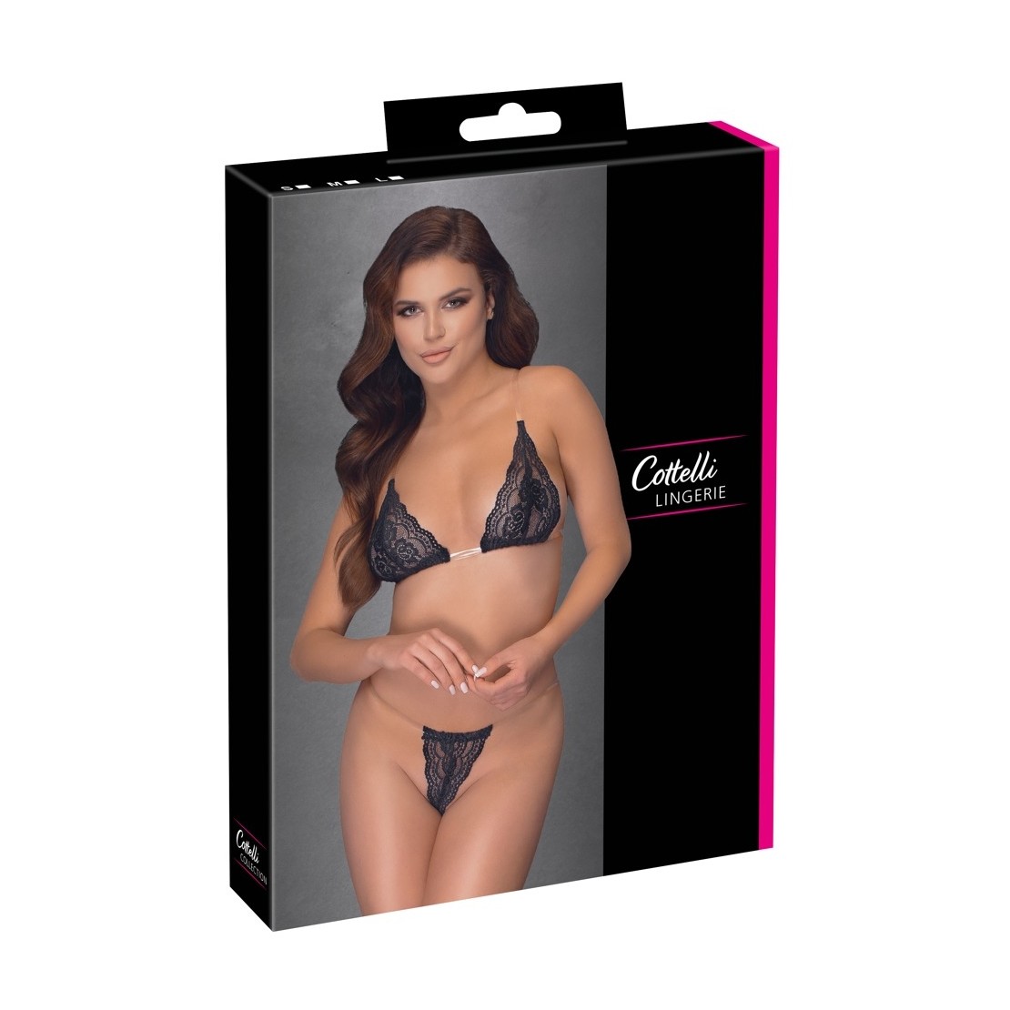 COMPLETO INTIMO IN PIZZO SEXY PER DONNA CON...