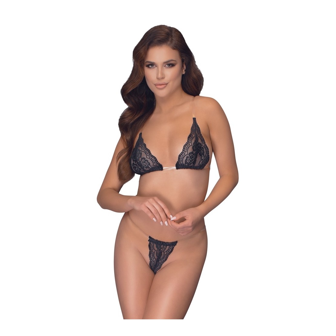 COMPLETO INTIMO IN PIZZO SEXY PER DONNA CON...