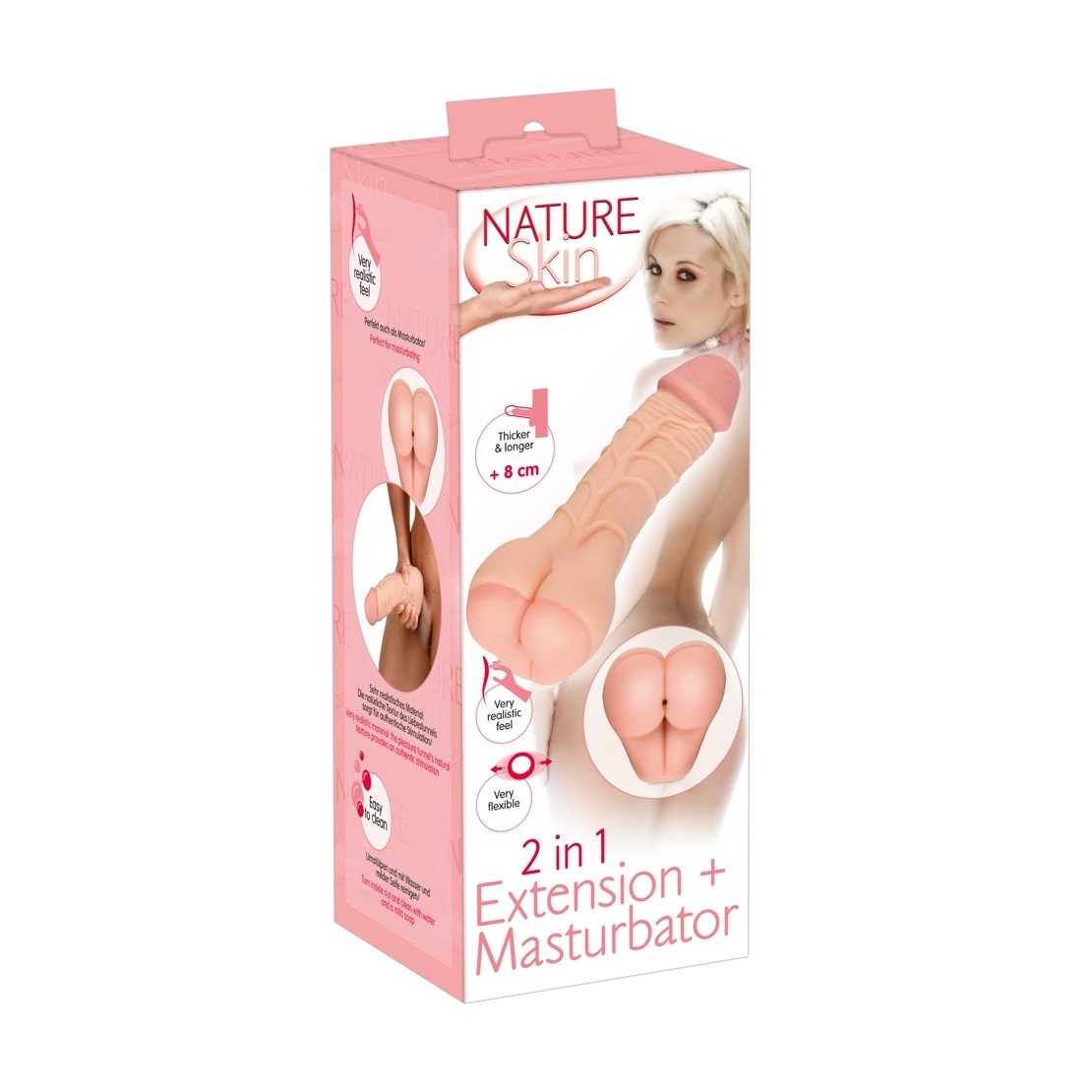 MASTURBATORE PER UOMO CON PROLUNGA PER PENE SEX...
