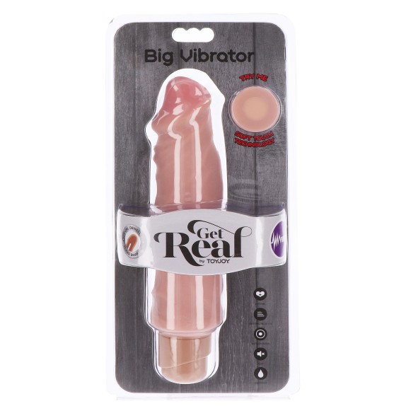 copy of VIBRATORE REALISTICO MORBIDO SEX TOY BIG VIBRATOR CM. 19