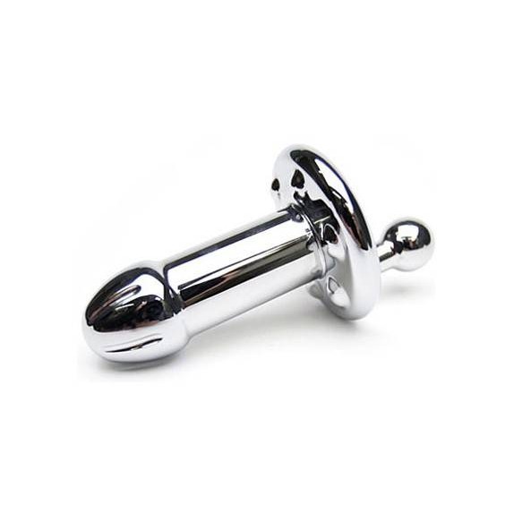 ROTATING REAMER BUTT PLUG IN ACCIAIO INOSSIDABILE