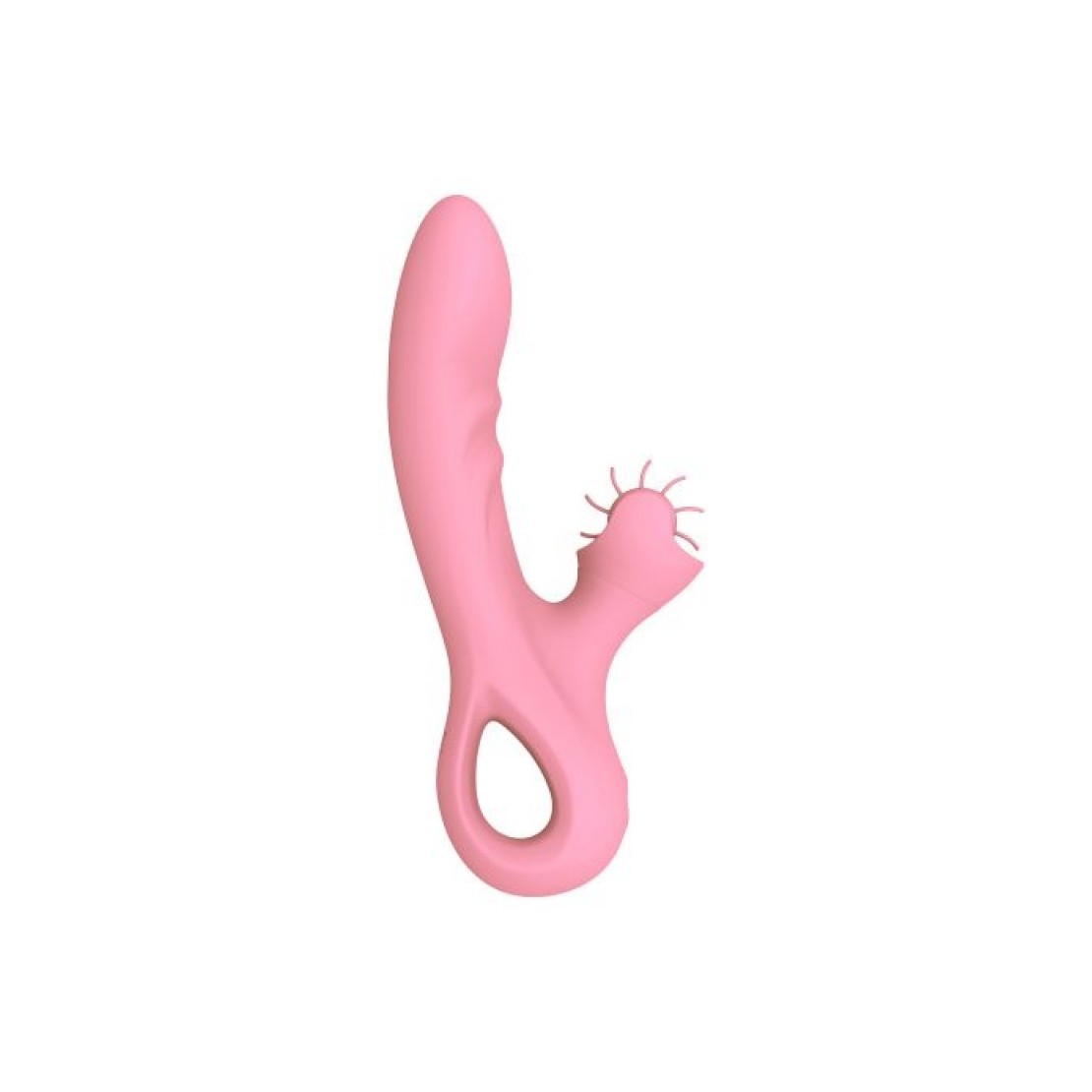 VIBRATORE RABBIT CON LINGUE IN SILICONE SEX TOY...