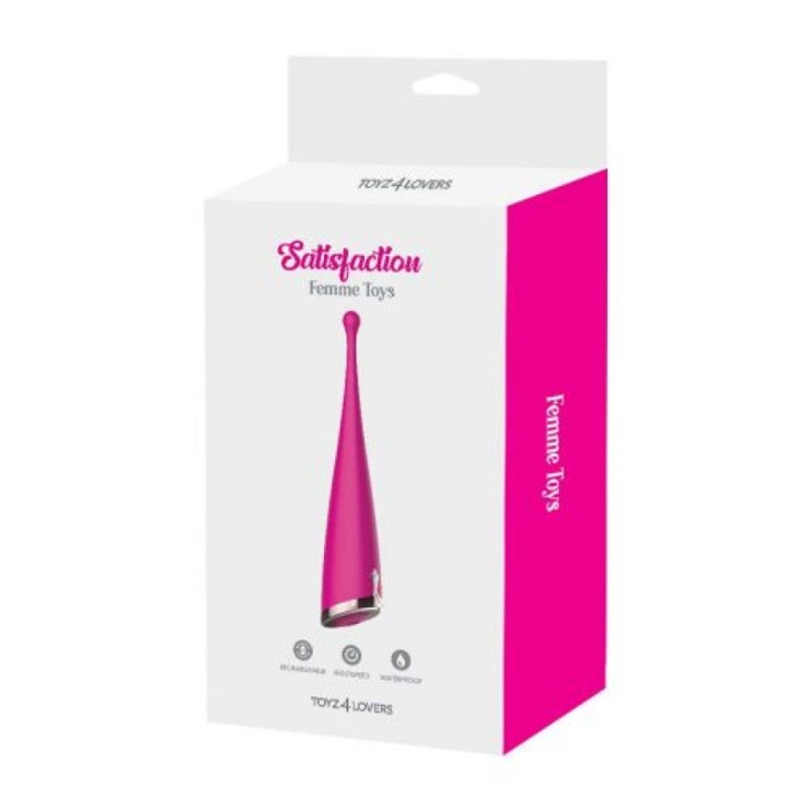 VIBRATORE PER CLITORIDE SEX TOY RICARICABILE SATISFACTION