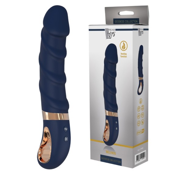 VIBRATORE CON FUNZIONE SCALDANTE SEX TOY BELENOS GODDESS COLLECTION