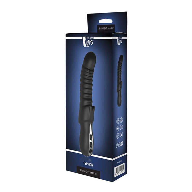 VIBRATORE CON RILIEVI SEX TOY RICARICABILE TYPHON... 2