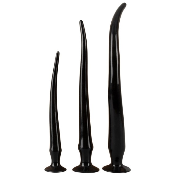 SET 3 SPINE ANALI FLESSIBILI SEX TOYS CON VENTOSA