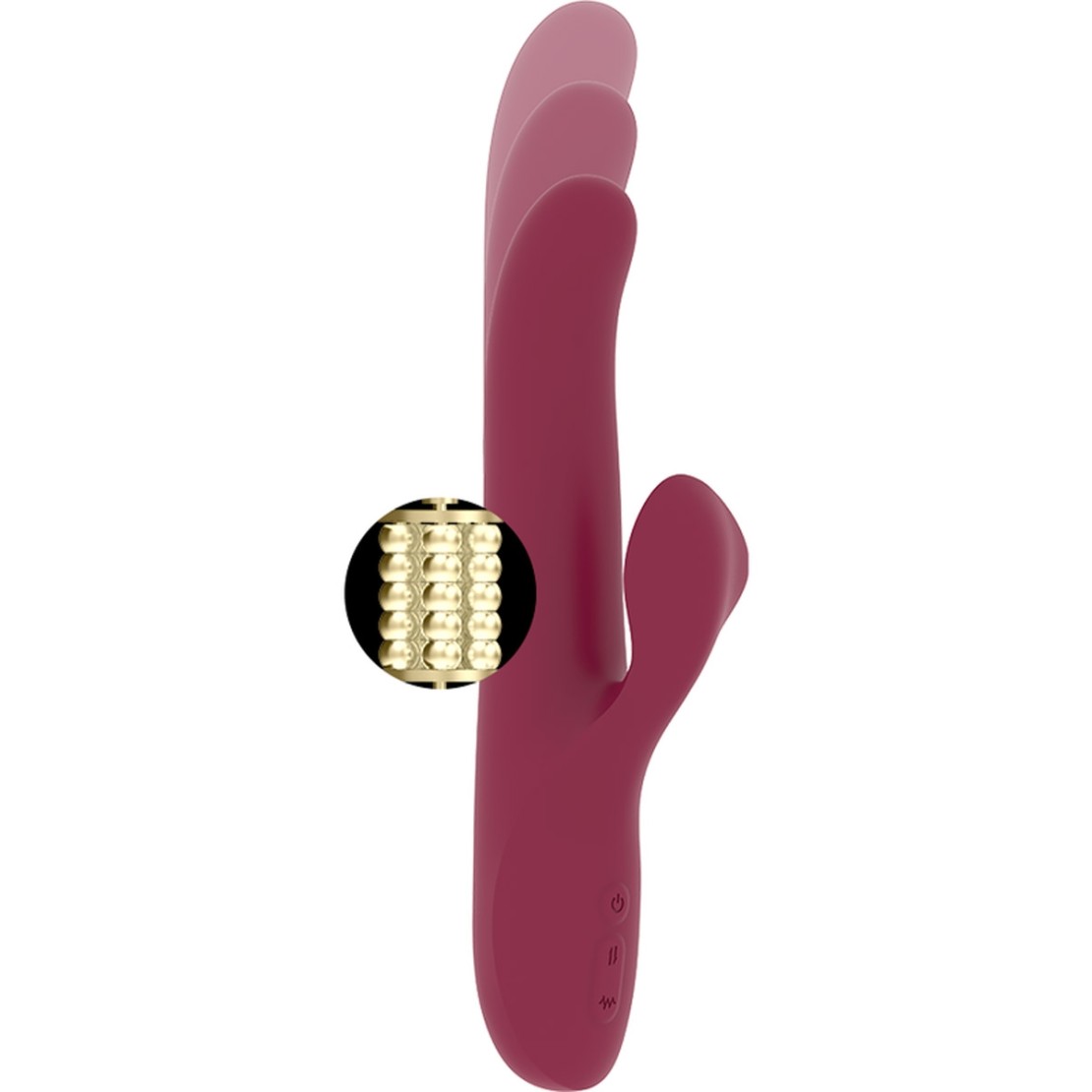 VIBRATORE RABBIT CON SFERE STIMOLANTI SEX TOY