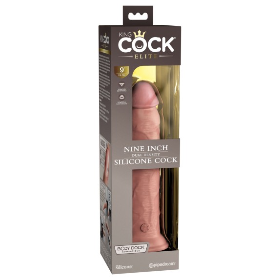 FALLO ULTRA REALISTICO CON VENTOSA CM. 23 KING COCK ELITE