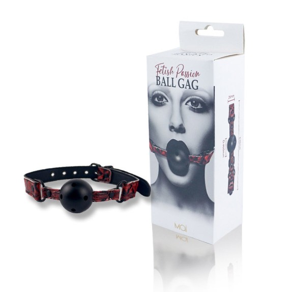 BAVAGLIO BALL GAG PER GIOCHI SADOMASO MAI ATTRACTION