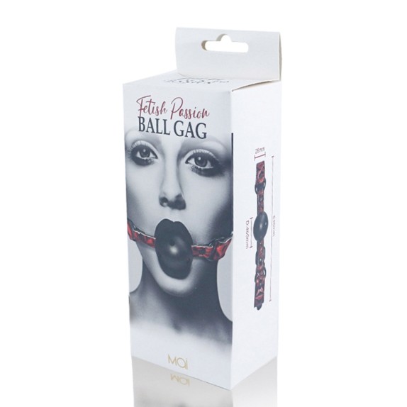 BAVAGLIO BALL GAG PER GIOCHI SADOMASO MAI ATTRACTION