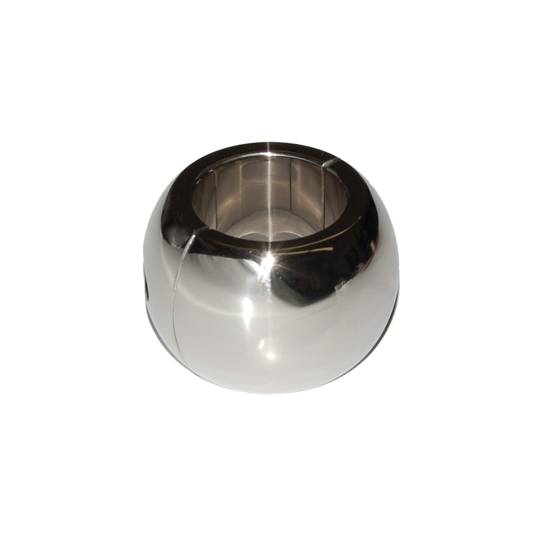 ALLUNGA TESTICOLI IN ACCIAIO SEX TOY DONUT BALL...