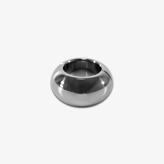 ALLUNGA TESTICOLI IN ACCIAIO SEX TOY DONUT BALL STRETCHER PICCOLO E MEDIO