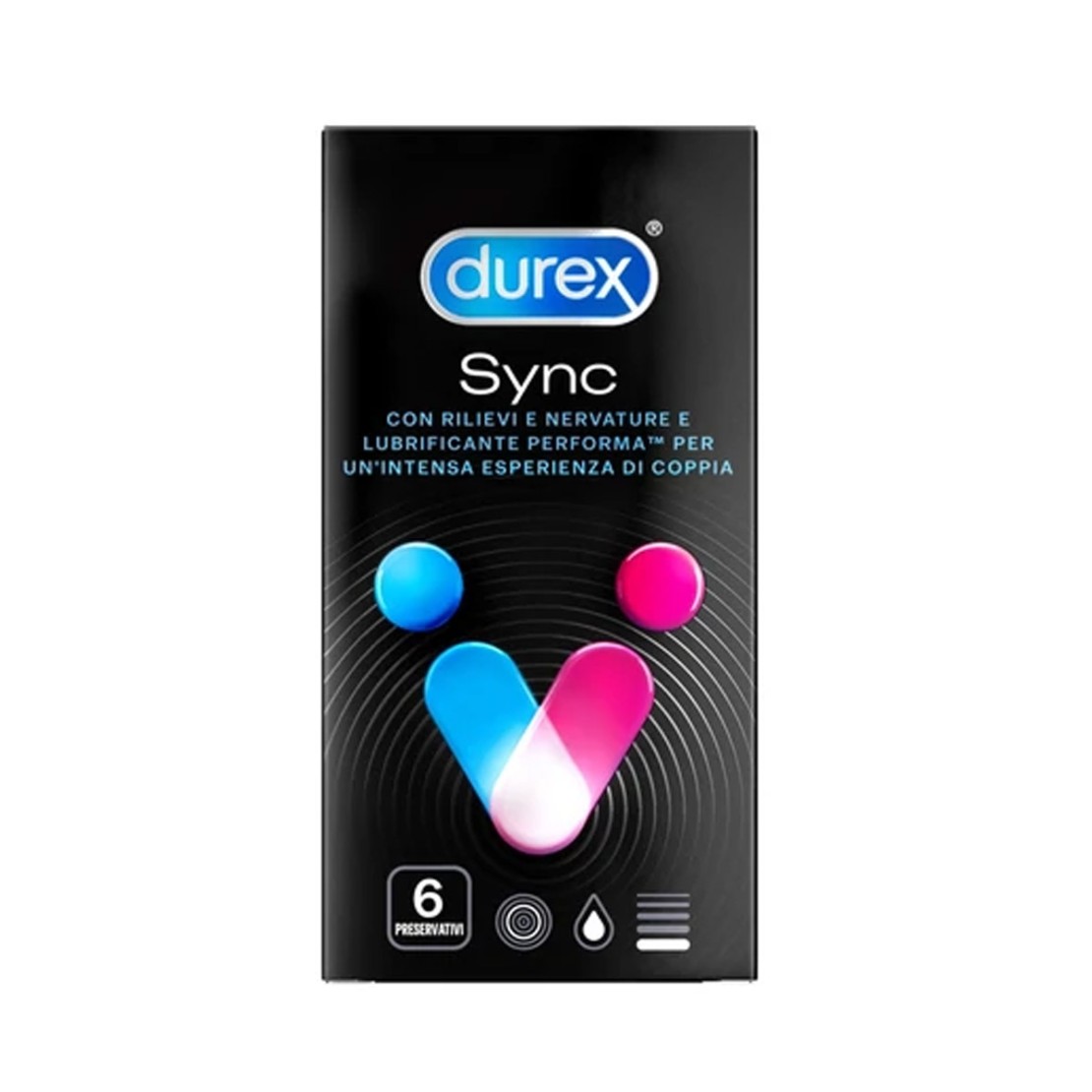 OFFERTA DUREX: PROFILATTICI SYNC CONFEZIONE 6...