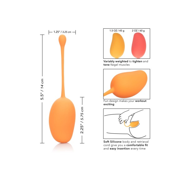 KIT TRE PALLINE PER ALLENAMENTO PELVICO MANGO SQUEEZE RELAX
