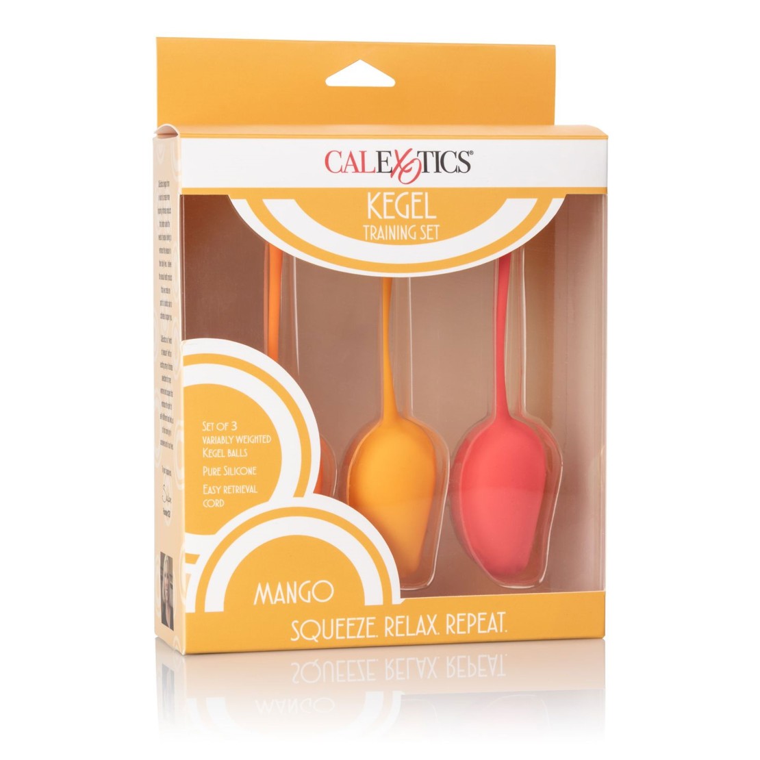 KIT TRE PALLINE PER ALLENAMENTO PELVICO MANGO...
