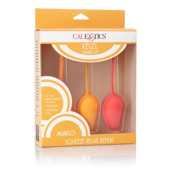 KIT TRE PALLINE PER ALLENAMENTO PELVICO MANGO SQUEEZE RELAX