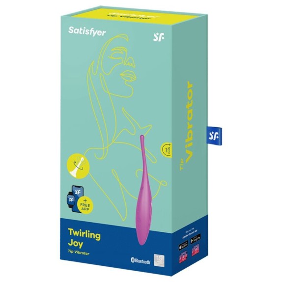 SATISFYER TWIRLING JOY STIMOLATORE CLITORIDEO SEX TOY VIBRANTE