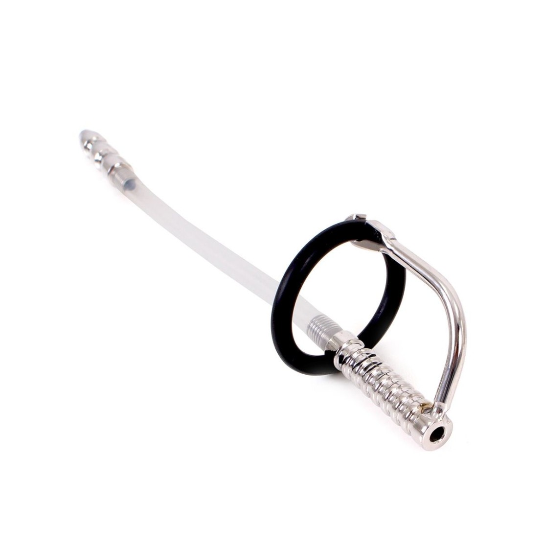 SONDA URETRALE CON ANELLO PER GLANDE SEX TOY...
