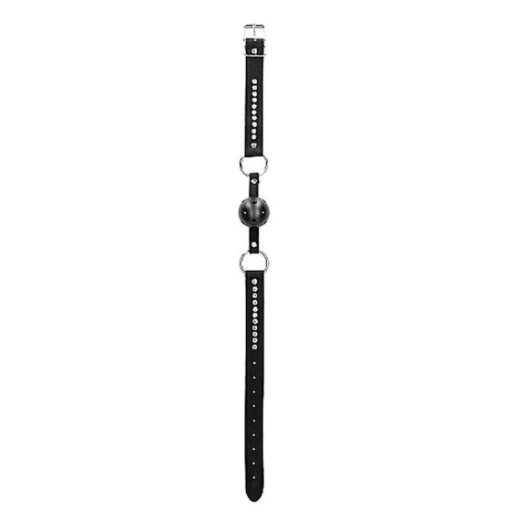 MORSO-BALL GAG  CON STRASS SUL CINTURINO BREATHABLE BALL GAG