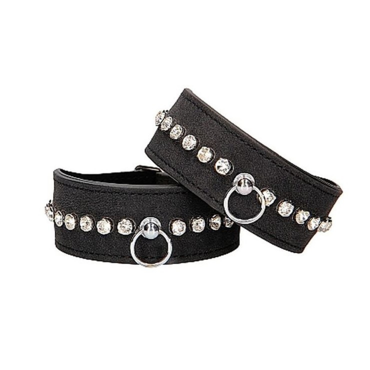 MANETTE SEXY REGOLABILI CON STRASS DIAMOND STUDDED WRIST... 2
