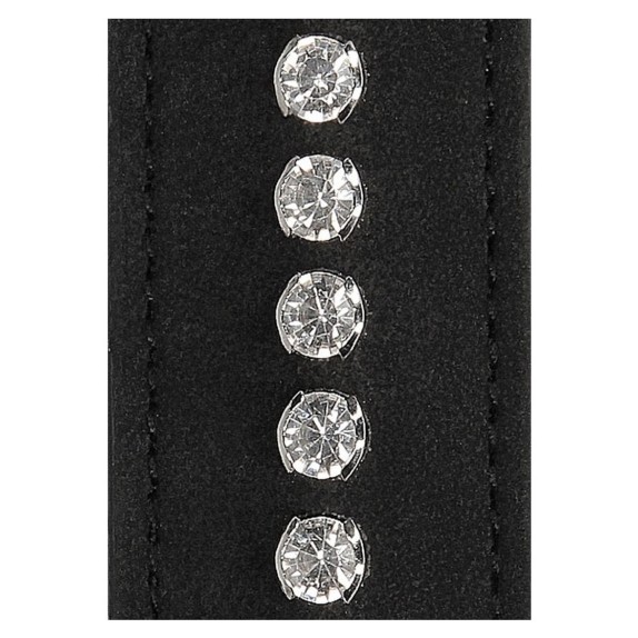 MANETTE SEXY REGOLABILI CON STRASS DIAMOND STUDDED WRIST CUFFS