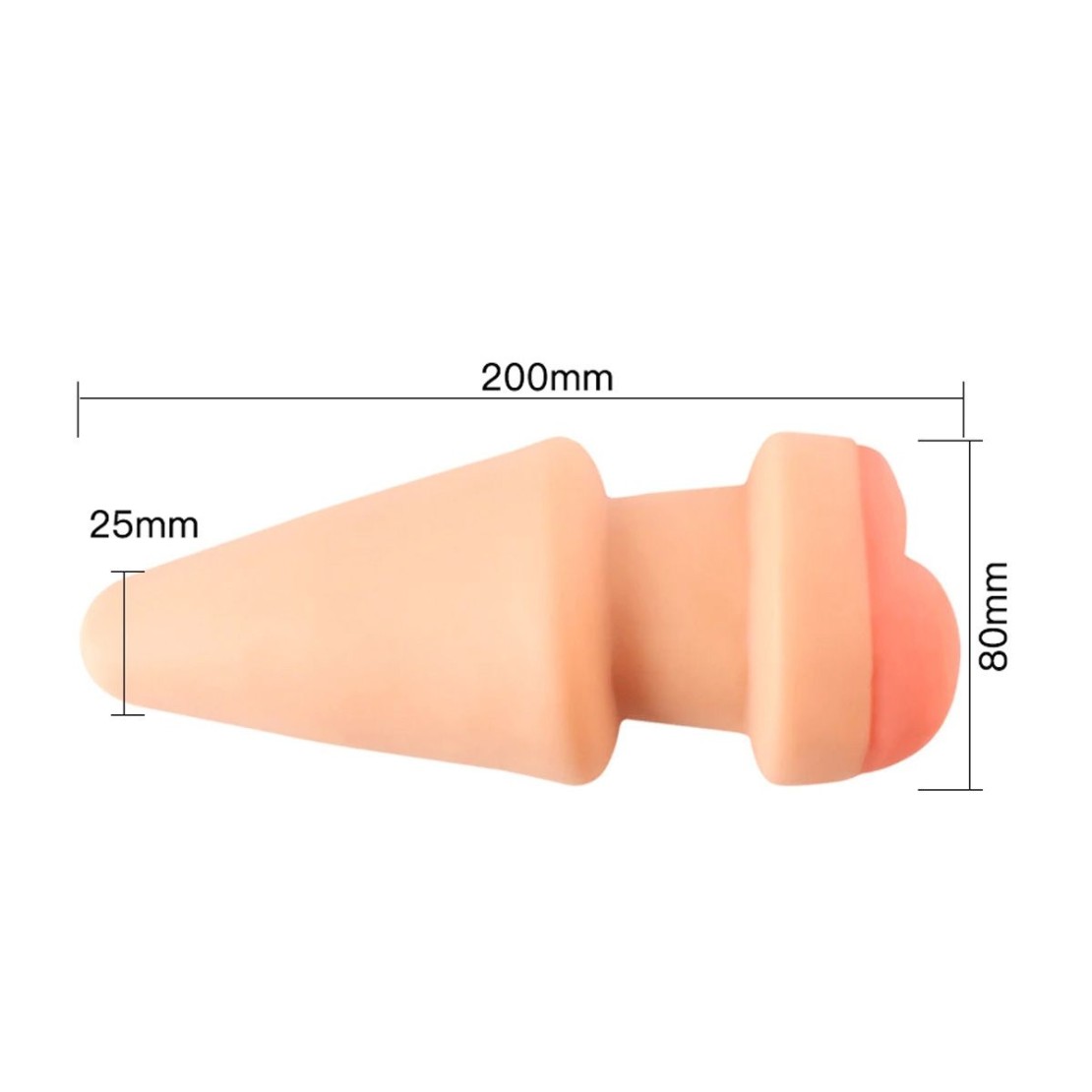 PLUG ANALE CON MASTURBATORE ANO SEX TOY DUE IN UNO