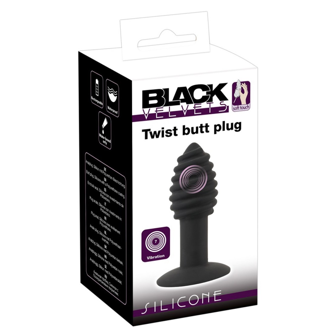 PLUG TAPPO ANALE VIBRANTE SEX TOY RICARICABILE...