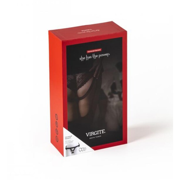 MUTANDINA STRAP-ON CON 3 ANELLI IN ACCIAIO INTERCAMBIABILI UNIVERSAL HARNESS