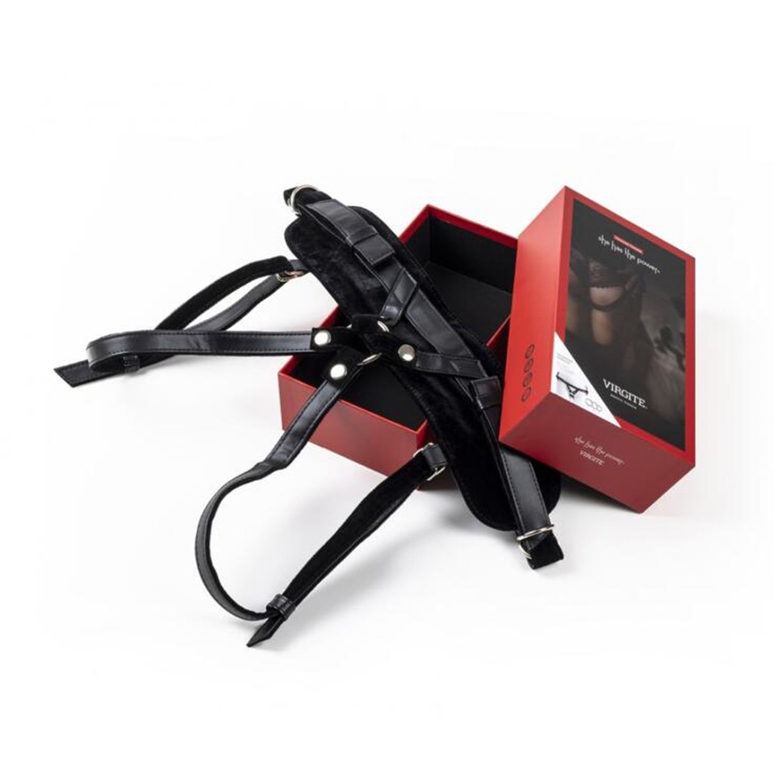 MUTANDINA STRAP-ON CON 3 ANELLI IN ACCIAIO...
