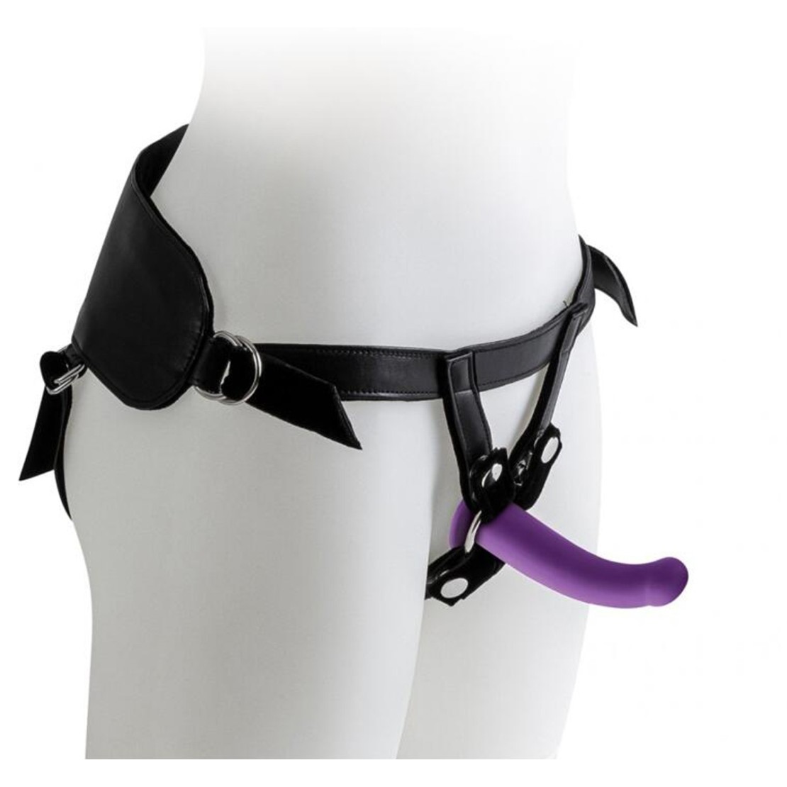 STRAP-ON PER DONNA CON DILDO IN SILICONE VIOLA...