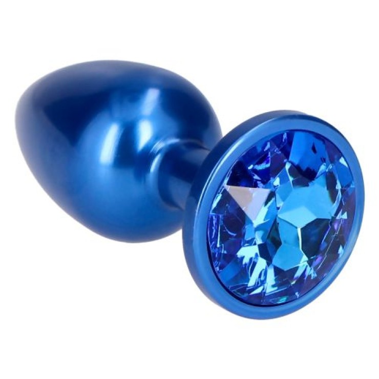 PLUG ANALE PICCOLO IN ALLUMINIO CON GIOIELLO SEX TOY...