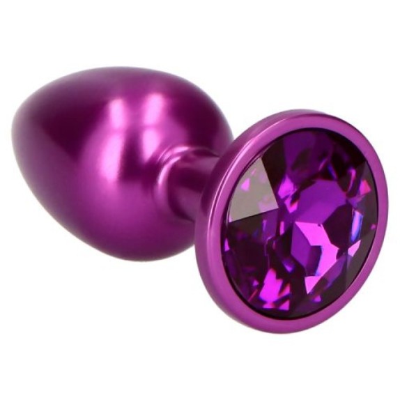 PLUG ANALE PICCOLO IN ALLUMINIO CON GIOIELLO SEX TOY TEARDROP