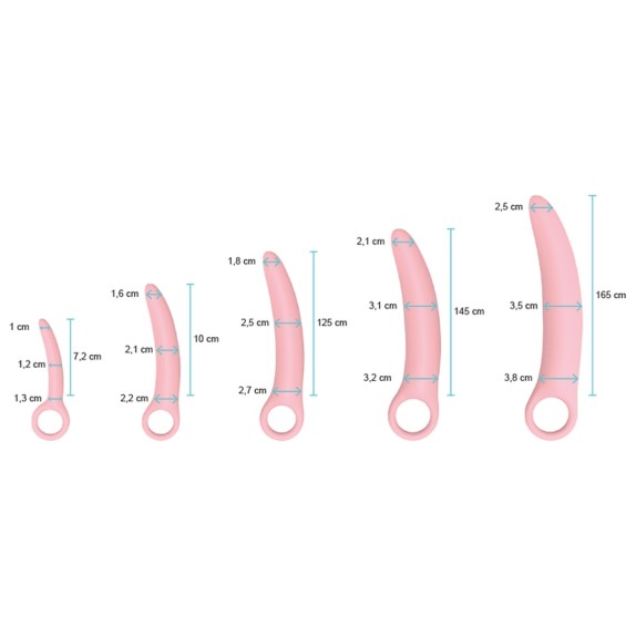 KIT CINQUE DILATATORI VAGINALI SEX TOY INTIMICHIC
