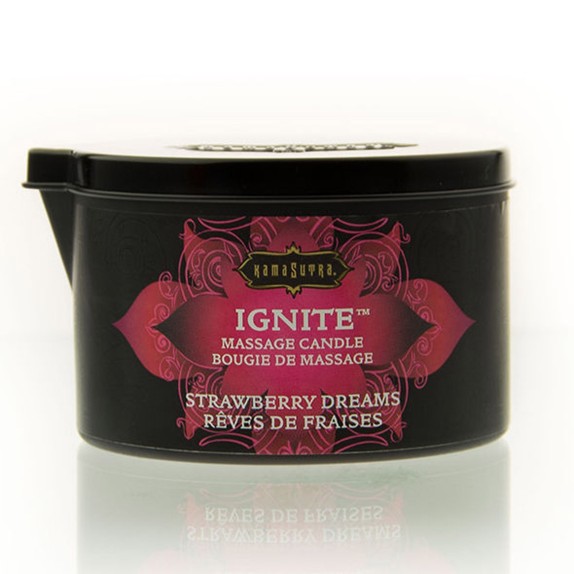 CANDELA PER MASSAGGI ALLA FRAGOLA KAMASUTRA STRAWBERRY DREAMS