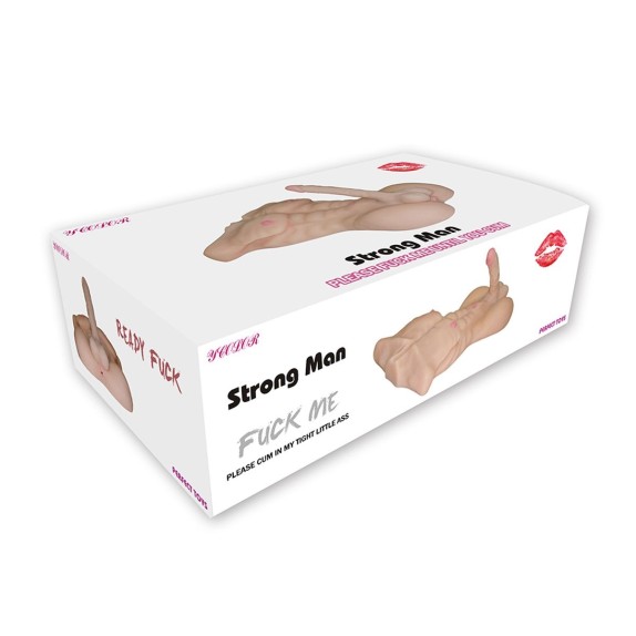 MASTURBATORE MEZZO BUSTO DI UOMO MALE BODY STRONG MAN