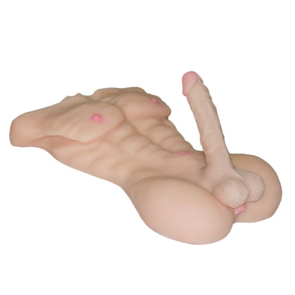 MASTURBATORE MEZZO BUSTO DI UOMO MALE BODY STRONG MAN