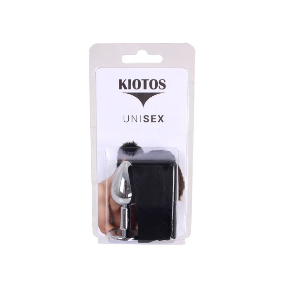 PLUG TAPPO ANALE IN METALLO CON GIOIELLO ROSSO KIOTOS