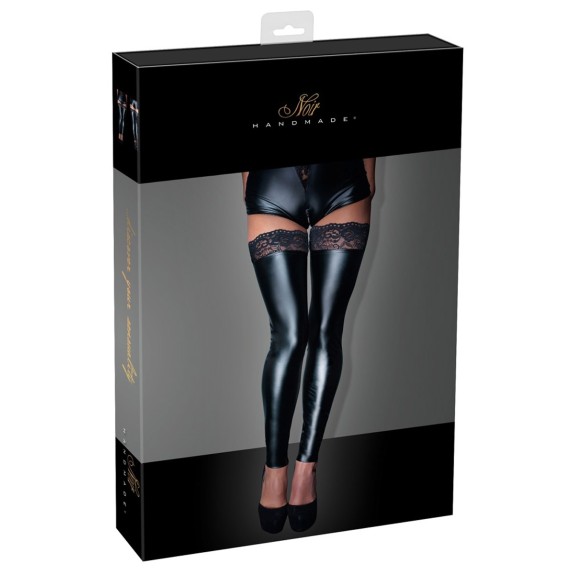 AUTOREGGENTI SEXY IN SPANDEX FETISH SENZA PIEDE NOIR HANDMADE SUPERSTAR