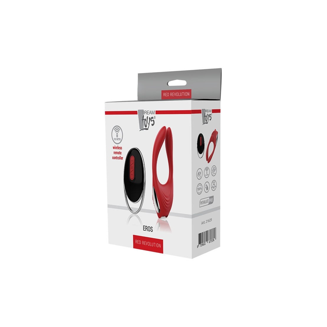 VIBRATORE MULTIUSO CON TELECOMANDO SEX TOY EROS