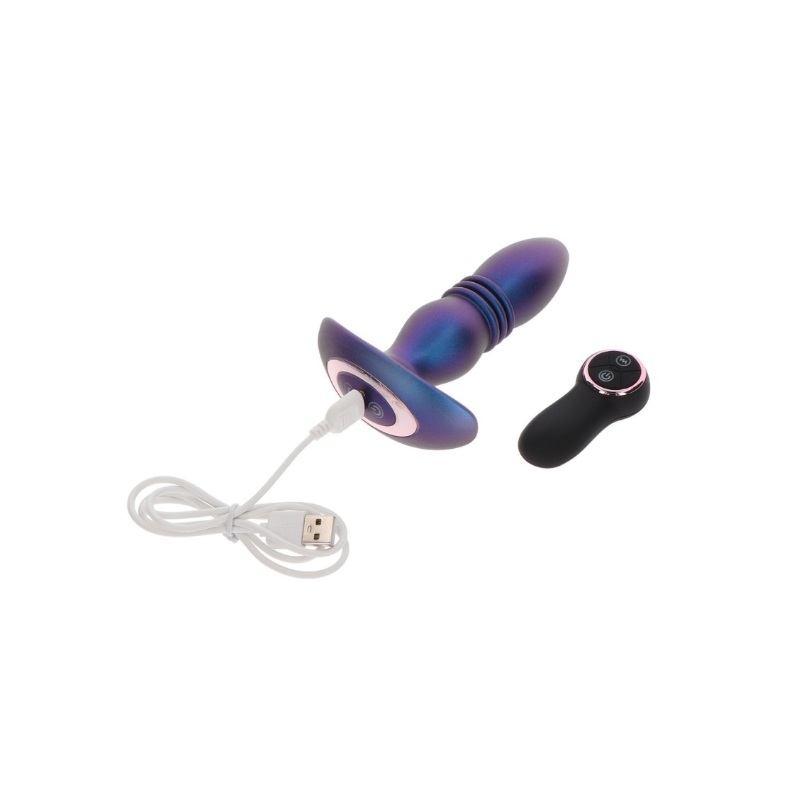 PLUG ANALE VIBRANTE CON MOVIMENTO A SPINTA SEX...