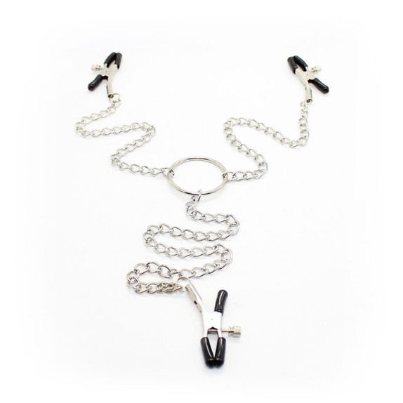 SET 3 PINZETTE PER CAPEZZOLI E PER CLITORIDE UNITE CON ANELLO OHMAMA
