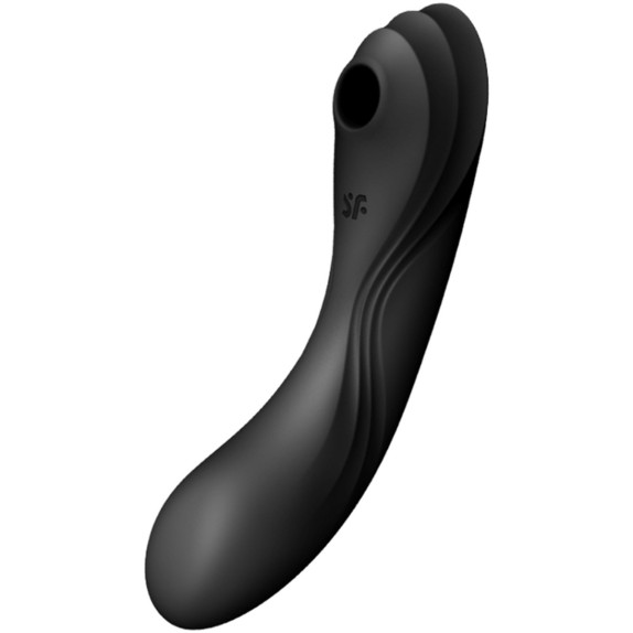 VIBRATORE E STIMOLATORE CLITORIDEO 2 IN 1 CURVY TRINITY 4