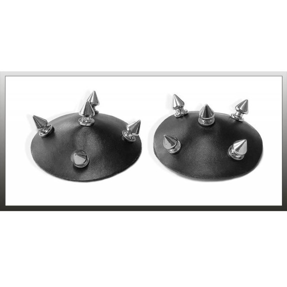 COPRICAPEZZOLI SEXY PER DONNA CON BORCHIE METALLICHE A PUNTA CHILIROSE