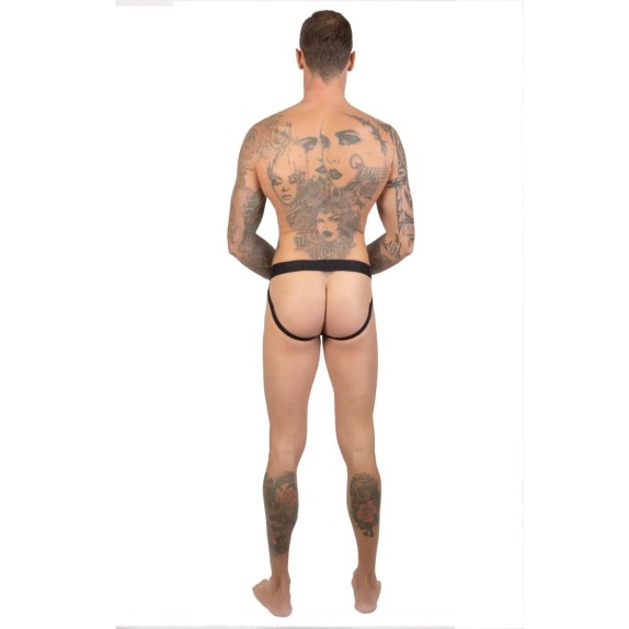 SOSPENSORIO SEXY UOMO GEOMETRIC IN TULLE CON DISEGNI GEOMETRICI