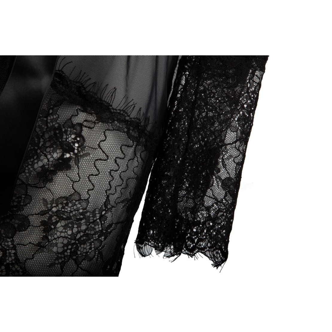 VESTAGLIA SEXY PER DONNA KIMONO IN PIZZO E...