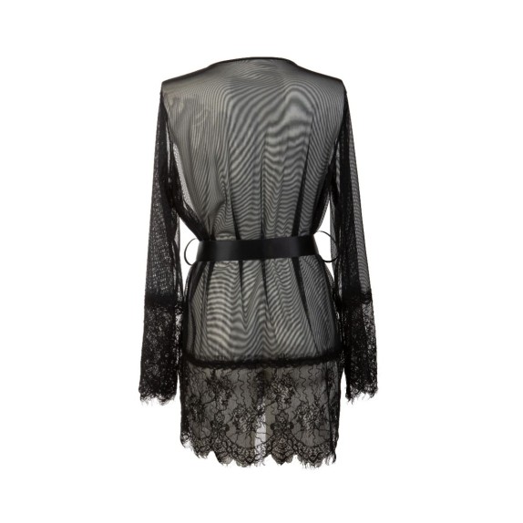 VESTAGLIA SEXY PER DONNA KIMONO IN PIZZO E TULLE EROS VENEZIANI