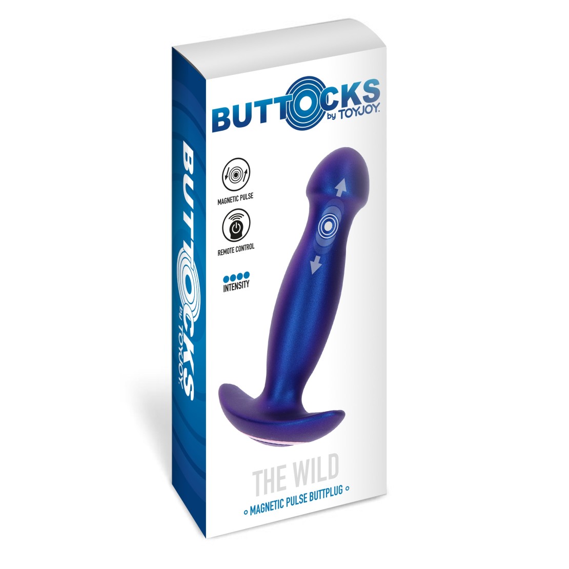 PLUG ANALE VIBRANTE A SPINTA CON PESO SEX TOY...