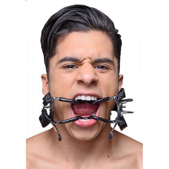 APRIBOCCA CON CINTURINO E RIVESTIMENTO IN PVC WHITEHEAD RATCHET MOUTH GAG