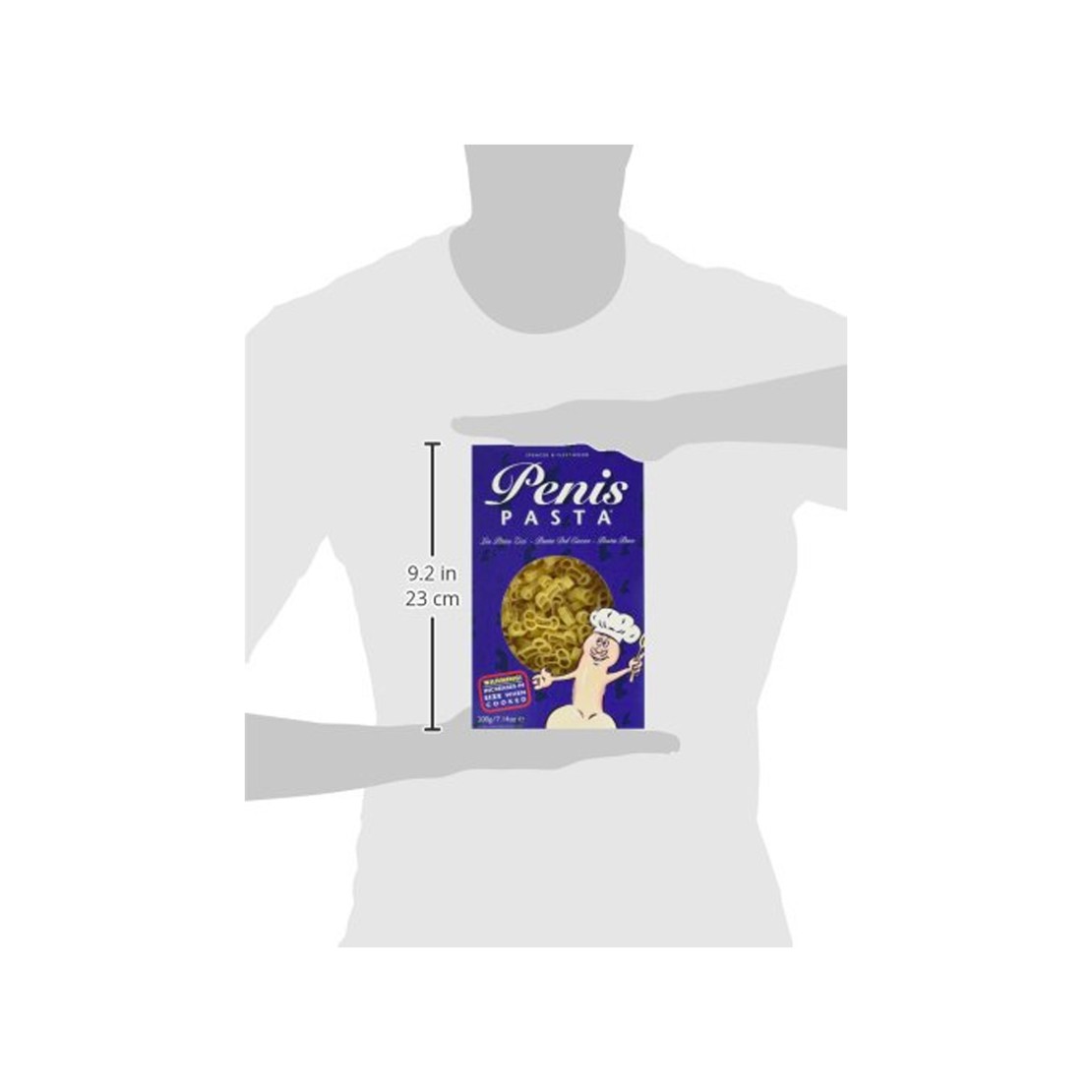 PASTA SEXY A FORMA DI PENE 200g